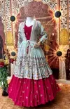 Krishi Georgette Heavy Indo Western Lehenga Wholesale Market In Surat